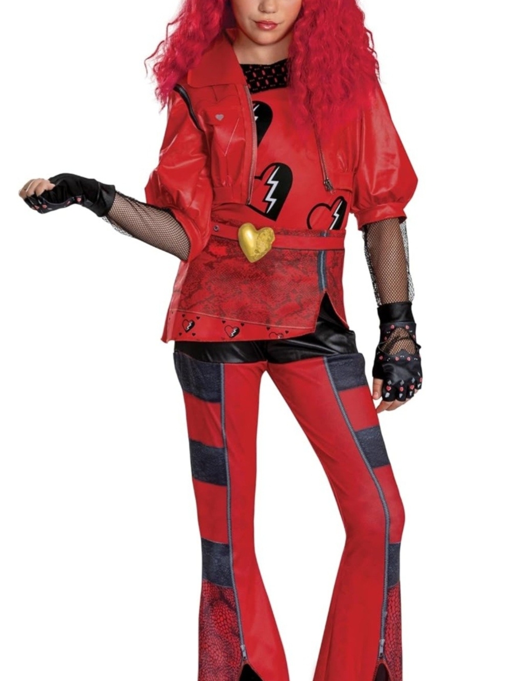 Disney Descendants The Rise Of Red Girls Halloween Costume Size Medium 7-8